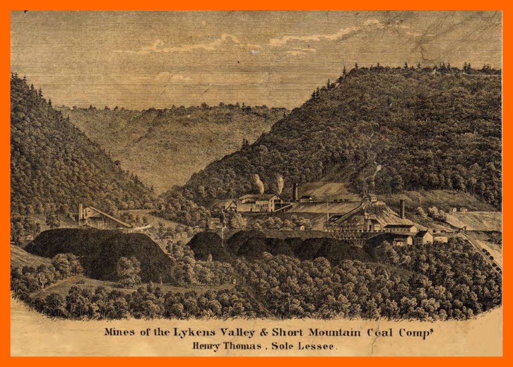 Short Mountain & Lykens Valley Mining Operations, 1862 – Lykens Valley ...