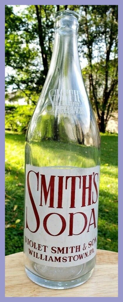 Williamstown – Smith’s Soda Bottle – Lykens Valley: History & Genealogy